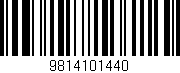 Código de barras (EAN, GTIN, SKU, ISBN): '9814101440'