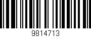 Código de barras (EAN, GTIN, SKU, ISBN): '9814713'