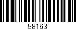 Código de barras (EAN, GTIN, SKU, ISBN): '98163'