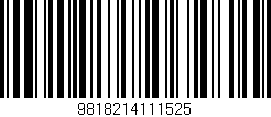 Código de barras (EAN, GTIN, SKU, ISBN): '9818214111525'