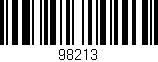 Código de barras (EAN, GTIN, SKU, ISBN): '98213'