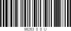 Código de barras (EAN, GTIN, SKU, ISBN): '98263_0_0_U'