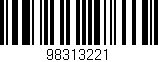 Código de barras (EAN, GTIN, SKU, ISBN): '98313221'