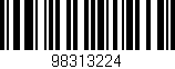 Código de barras (EAN, GTIN, SKU, ISBN): '98313224'