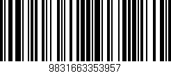 Código de barras (EAN, GTIN, SKU, ISBN): '9831663353957'