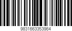 Código de barras (EAN, GTIN, SKU, ISBN): '9831663353964'