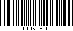 Código de barras (EAN, GTIN, SKU, ISBN): '9832151957893'