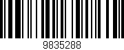 Código de barras (EAN, GTIN, SKU, ISBN): '9835288'