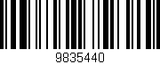 Código de barras (EAN, GTIN, SKU, ISBN): '9835440'