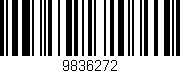 Código de barras (EAN, GTIN, SKU, ISBN): '9836272'