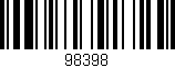 Código de barras (EAN, GTIN, SKU, ISBN): '98398'