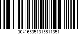 Código de barras (EAN, GTIN, SKU, ISBN): '984165651616511651'