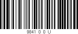 Código de barras (EAN, GTIN, SKU, ISBN): '9841_0_0_U'