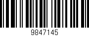 Código de barras (EAN, GTIN, SKU, ISBN): '9847145'