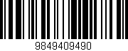 Código de barras (EAN, GTIN, SKU, ISBN): '9849409490'