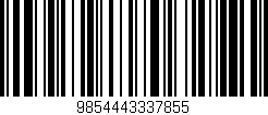 Código de barras (EAN, GTIN, SKU, ISBN): '9854443337855'