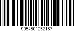 Código de barras (EAN, GTIN, SKU, ISBN): '9854581252157'