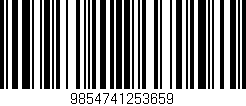 Código de barras (EAN, GTIN, SKU, ISBN): '9854741253659'