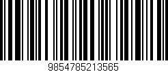 Código de barras (EAN, GTIN, SKU, ISBN): '9854785213565'