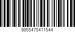 Código de barras (EAN, GTIN, SKU, ISBN): '9855475411544'