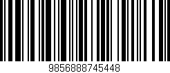 Código de barras (EAN, GTIN, SKU, ISBN): '9856888745448'