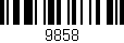 Código de barras (EAN, GTIN, SKU, ISBN): '9858'
