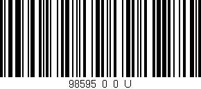Código de barras (EAN, GTIN, SKU, ISBN): '98595_0_0_U'