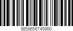 Código de barras (EAN, GTIN, SKU, ISBN): '9859658745860'