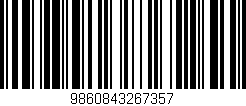 Código de barras (EAN, GTIN, SKU, ISBN): '9860843267357'