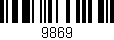 Código de barras (EAN, GTIN, SKU, ISBN): '9869'