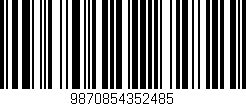 Código de barras (EAN, GTIN, SKU, ISBN): '9870854352485'