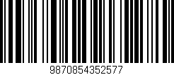 Código de barras (EAN, GTIN, SKU, ISBN): '9870854352577'