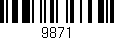 Código de barras (EAN, GTIN, SKU, ISBN): '9871'