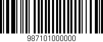 Código de barras (EAN, GTIN, SKU, ISBN): '987101000000'