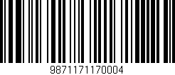 Código de barras (EAN, GTIN, SKU, ISBN): '9871171170004'