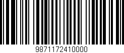 Código de barras (EAN, GTIN, SKU, ISBN): '9871172410000'