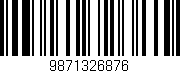 Código de barras (EAN, GTIN, SKU, ISBN): '9871326876'