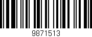 Código de barras (EAN, GTIN, SKU, ISBN): '9871513'