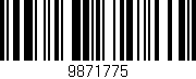 Código de barras (EAN, GTIN, SKU, ISBN): '9871775'