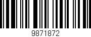 Código de barras (EAN, GTIN, SKU, ISBN): '9871872'