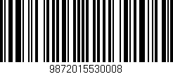 Código de barras (EAN, GTIN, SKU, ISBN): '9872015530008'