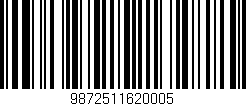 Código de barras (EAN, GTIN, SKU, ISBN): '9872511620005'