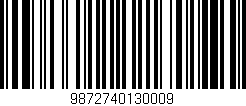 Código de barras (EAN, GTIN, SKU, ISBN): '9872740130009'