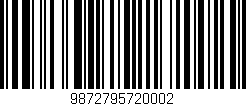 Código de barras (EAN, GTIN, SKU, ISBN): '9872795720002'