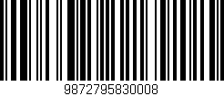 Código de barras (EAN, GTIN, SKU, ISBN): '9872795830008'