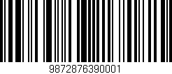 Código de barras (EAN, GTIN, SKU, ISBN): '9872876390001'