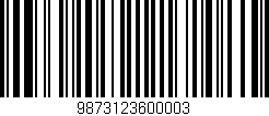 Código de barras (EAN, GTIN, SKU, ISBN): '9873123600003'