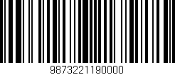 Código de barras (EAN, GTIN, SKU, ISBN): '9873221190000'
