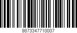 Código de barras (EAN, GTIN, SKU, ISBN): '9873347710007'