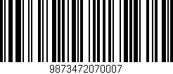 Código de barras (EAN, GTIN, SKU, ISBN): '9873472070007'